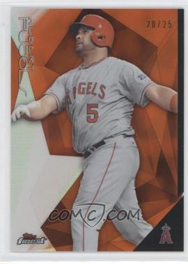 2015 Topps Finest - [Base] - Orange Refractor #1 - Albert Pujols /25