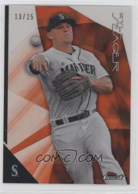 2015 Topps Finest - [Base] - Orange Refractor #32 - Kyle Seager /25