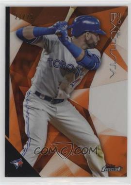 2015 Topps Finest - [Base] - Orange Refractor #86 - Jose Bautista /25