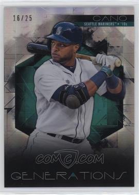 2015 Topps Finest - Generations - Refractor #FG-50 - Robinson Cano /25