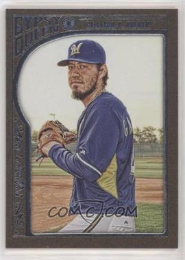 2015 Topps Gypsy Queen - [Base] - Bronze Framed #58 - Yovani Gallardo /499