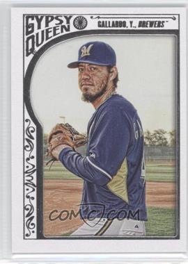 2015 Topps Gypsy Queen - [Base] - White Framed #58 - Yovani Gallardo