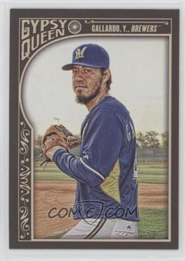 2015 Topps Gypsy Queen - [Base] #58 - Yovani Gallardo