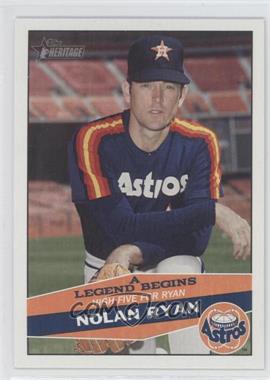 2015 Topps Heritage - A Legend Begins #NR-9 - Nolan Ryan
