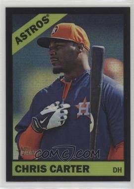 2015 Topps Heritage - [Base] - Chrome Black Refractor #THC-485 - Chris Carter /66