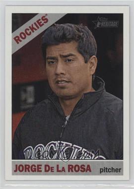 2015 Topps Heritage - [Base] - Gum Damage Back #205 - Jorge De La Rosa