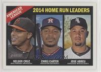 League Leaders - Nelson Cruz, Chris Carter, Jose Abreu