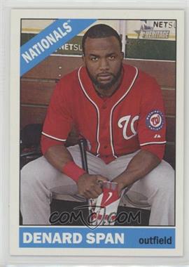 2015 Topps Heritage - [Base] - Gum Damage Back #328 - Denard Span