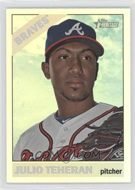 2015 Topps Heritage - [Base] - Retail Chrome Foil #THC-10 - Julio Teheran