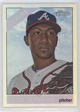 2015 Topps Heritage - [Base] - Retail Chrome Foil #THC-10 - Julio Teheran