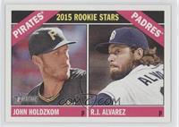 Rookie Stars - John Holdzkom, R.J. Alvarez