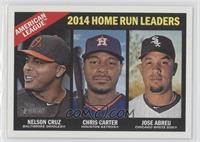 League Leaders - Nelson Cruz, Chris Carter, Jose Abreu