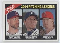 League Leaders - Corey Kluber, Max Scherzer, Jered Weaver