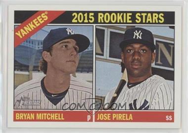 2015 Topps Heritage - [Base] #234 - Rookie Stars - Bryan Mitchell, Jose Pirela