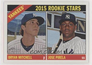 2015 Topps Heritage - [Base] #234 - Rookie Stars - Bryan Mitchell, Jose Pirela