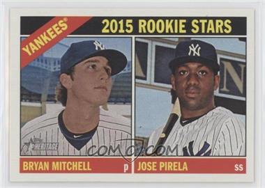 2015 Topps Heritage - [Base] #234 - Rookie Stars - Bryan Mitchell, Jose Pirela