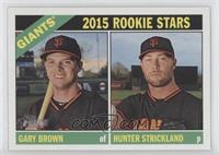 Rookie Stars - Gary Brown, Hunter Strickland