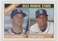 Rookie Stars - Cory Spangenberg, Rymer Liriano