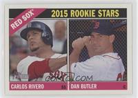 Rookie Stars - Carlos Rivero, Dan Butler