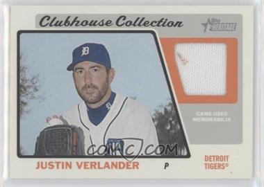 2015 Topps Heritage - Clubhouse Collection Relics #CCR-JV - Justin Verlander