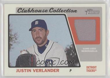 2015 Topps Heritage - Clubhouse Collection Relics #CCR-JV - Justin Verlander