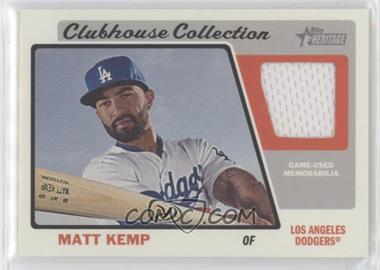 2015 Topps Heritage - Clubhouse Collection Relics #CCR-MK - Matt Kemp
