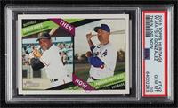 Willie Mays, Adrian Gonzalez [PSA 10 GEM MT]