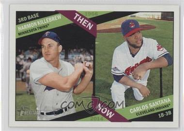 2015 Topps Heritage - Then and Now #TN-5 - Harmon Killebrew, Carlos Santana