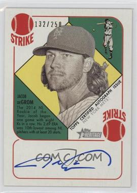 2015 Topps Heritage '51 - Autographs #H51A-JD - Jacob deGrom /250