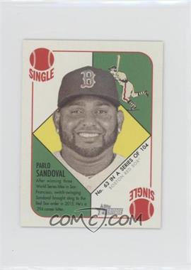 2015 Topps Heritage '51 - [Base] - Mini Red Back #63 - Pablo Sandoval