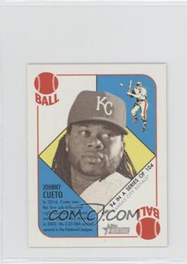 2015 Topps Heritage '51 - [Base] - Mini Red Back #94 - Johnny Cueto