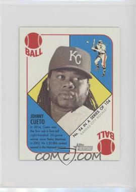 2015 Topps Heritage '51 - [Base] - Mini Red Back #94 - Johnny Cueto