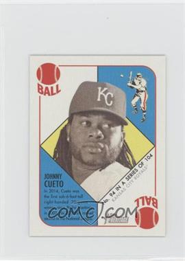 2015 Topps Heritage '51 - [Base] - Mini Red Back #94 - Johnny Cueto