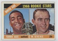 Tommie Agee, Marv Staehle [Good to VG‑EX]