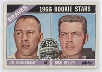 1966 Rookie Stars - Jim Beauchamp, Dick Kelley [EX to NM]