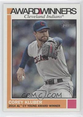 2015 Topps Heritage High Number - Award Winners #AW-3 - Corey Kluber