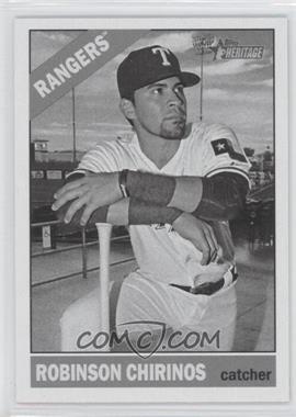 2015 Topps Heritage High Number - [Base] - Black & White #663 - Robinson Chirinos