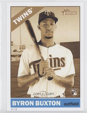 2015 Topps Heritage High Number - [Base] - Topps.com Online Exclusive 5 x 7 Sepia #724 - Byron Buxton /10