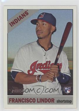 2015 Topps Heritage High Number - [Base] #717.1 - Short Print - Francisco Lindor