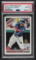 Short Print - Action Image Variation - Francisco Lindor [PSA 10 GEM&n…