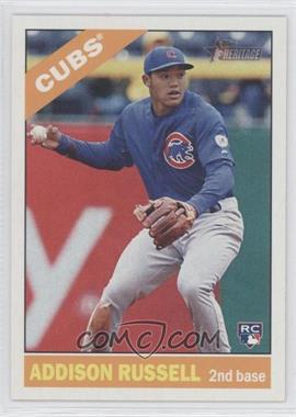 2015 Topps Heritage High Number - [Base] #718.2 - Short Print - Action Image Variation - Addison Russell