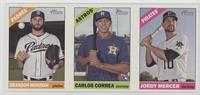 Brandon Morrow, Carlos Correa, Jordy Mercer [EX to NM]