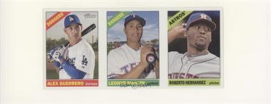 2015 Topps Heritage High Number - Box Loader Ad Panel #695-609-661 - Alex Guerrero, Leonys Martin, Roberto Hernandez