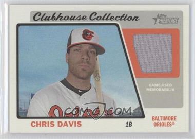 2015 Topps Heritage High Number - Clubhouse Collection Relics #CCR-CD - Chris Davis