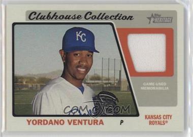 2015 Topps Heritage High Number - Clubhouse Collection Relics #CCR-YV - Yordano Ventura