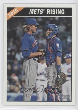 2015 Topps Heritage High Number - Combo Cards #CC-8 - Kevin Plawecki, Noah Syndergaard