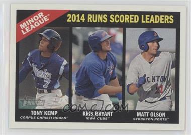 2015 Topps Heritage Minor League Edition - [Base] #197 - Matt Olson, Kris Bryant, Tony Kemp