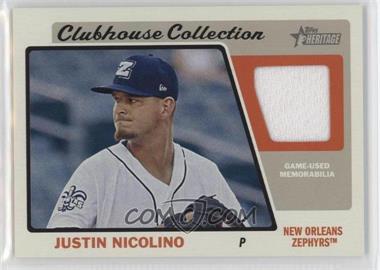 2015 Topps Heritage Minor League Edition - Clubhouse Collection Relics #CCR-JN - Justin Nicolino