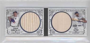 2015 Topps Museum Collection - Dual Jumbo Lumber Relics #DJL-GK - Adrian Gonzalez, Matt Kemp /5