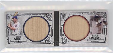 2015 Topps Museum Collection - Dual Jumbo Lumber Relics #DJL-WS - David Wright, Pablo Sandoval /5
